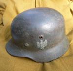 WWII German Single Decal WH M35 Helmet