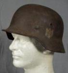 German M40 Heer Single Decal Army Helmet