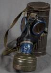 WWII German Gas Mask & Canister 