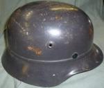 WWII Beaded Luftschutz German Helmet