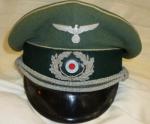 WWII German Infantry Visor Cap Officer