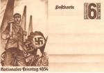 German Nationaler Feiertag Postcard 1934