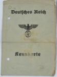 WWII German Kennkarte