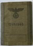 German Wehrpass Document