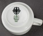 WWII German Army Mess Hall Coffee Mug Weimar Eagle