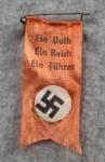 German NSDAP Cloth Banner Tinnie