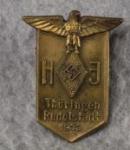 Hitler Youth 1933 HJ ThÃ¼ringen Rudolstadt Badge