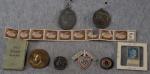WWII German Insignia Tinnies Stamps Lot