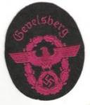 WWII German Fire Police Sleeve Eagle Gevelsberg