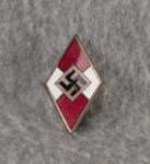 WWII HJ Hitler Youth Members Pin Diamond
