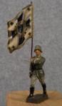 WWII German Flag Bearer Soldier Lineol