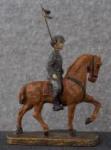 German Toy Soldier and Horse Mounted