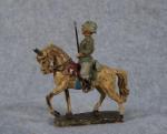 German Toy Soldier on Horse Mounted