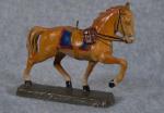 German Toy Soldier Horse Mount Elastolin 