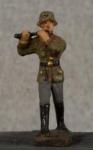 German Toy Marching Soldier Flute Bandsman Lineol