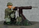 German Toy Soldier Machine Gunner 