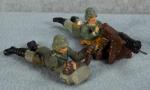 German Toy Soldier Machine Gun Crew