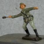 German Toy Soldier Grenade Thrower 