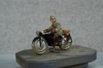 German Toy Soldier Motorcycle Driver