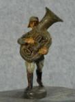 WWI German Band Tuba Soldier Elastolin