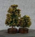 German Toy Soldier Pine Tree Lot of 2