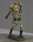 German Toy Soldier Attacking Lineol