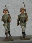 WWI German Marching Soldier Lot of 2 Lionel
