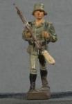 WWII German Marching Soldier Lineol