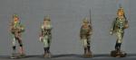 German Marching Soldier 4 Mixed Lot 