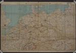 WWII Luftwaffe Air Navigation Map Normandy