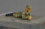 WWII German Toy Soldier in Prone Position