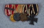 WWI German Medal Bar Gallipoli Star Iron Cross 