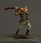 German Toy Soldier Attacking Elastolin