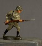 WWI German Toy Soldier Rifleman Charging 