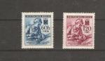 WWII German Czech Red Cross Postage Stamps