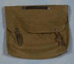 WWII era German Field Bag Satchel Cloth Briefcase