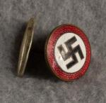 WWII German Enameled Swastika Cufflink