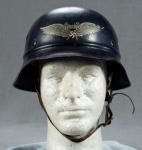 WWII Beaded M40 Luftschutz German Helmet