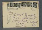 WWII German Postal Envelope Sent to USA 1930's