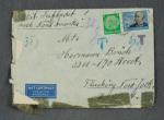 WWII German Postal Envelope Sent to USA 1939