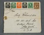 WWII German Postal Envelope Sent to USA 1936