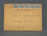 German Postal Envelope Sent to US 1947 French Zone