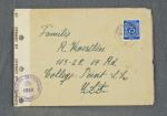 German Postal Envelope Sent to US British Censored