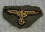 WWII German SS Tropical Sleeve Eagle Cut Off 