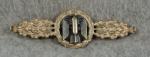 WWII Luftwaffe Bomber Pilot Clasp Badge Silver