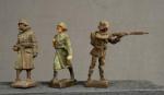 WWII Toy German Soldier Lot of 3