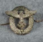 WWII German Police Cap Insignia Badge Variant 