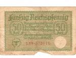 WWII German 50 Reichspfennig Note