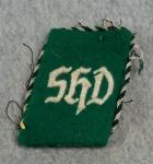 WWII German SHD Security Service Collar Tab
