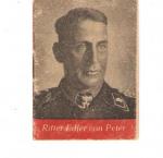 WHW Knights Cross Ritter Edler von Peter Booklet
